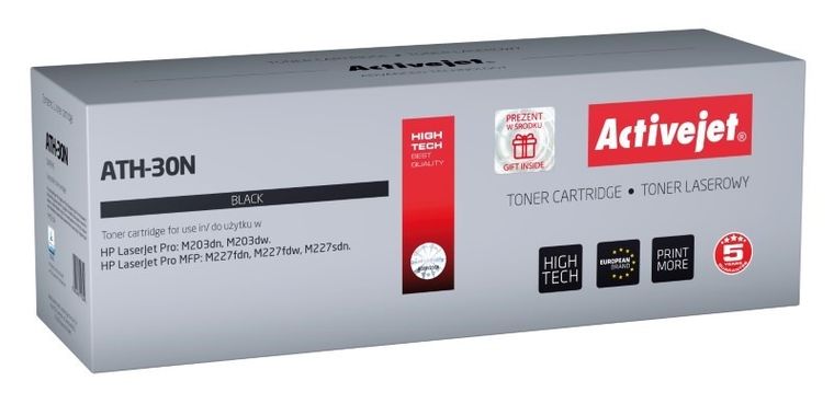 Activejet, toner, ATH-30N, zamiennik HP 30A CF230A, Supreme, 1600 stron, czarny