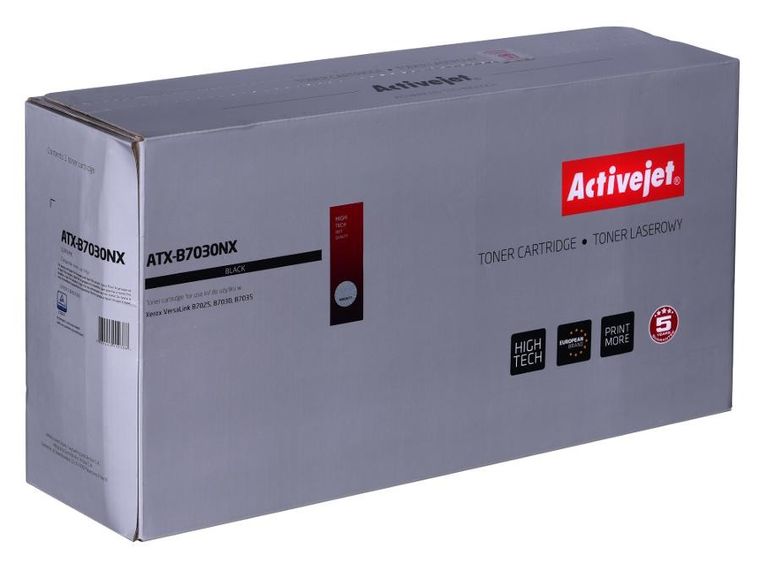 Activejet, toner do drukarki, ATX-B7030NX, zamiennik Xerox 106R03396, Supreme, 30000 stron, czarny