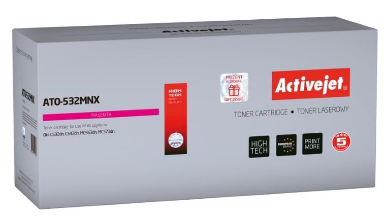 Activejet, toner do drukarki, OKI 46490606, nowy ATO-532MNX