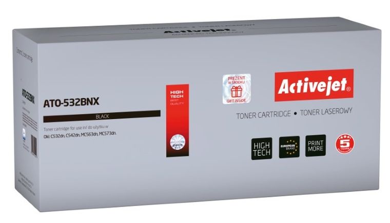 Activejet, toner do drukarki, OKI 46490608, nowy ATO-532BNX