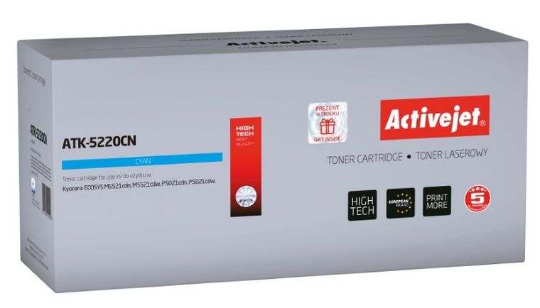 Activejet, toner do drukarki, TK-5220C, nowy ATK-5220CN