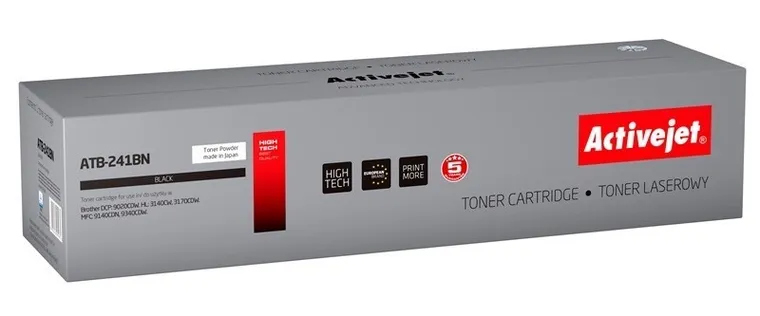 Activejet, toner do drukarki, zamiennik Brother TN-241BK, Supreme, 2500 stron, czarny, ATB-241BN