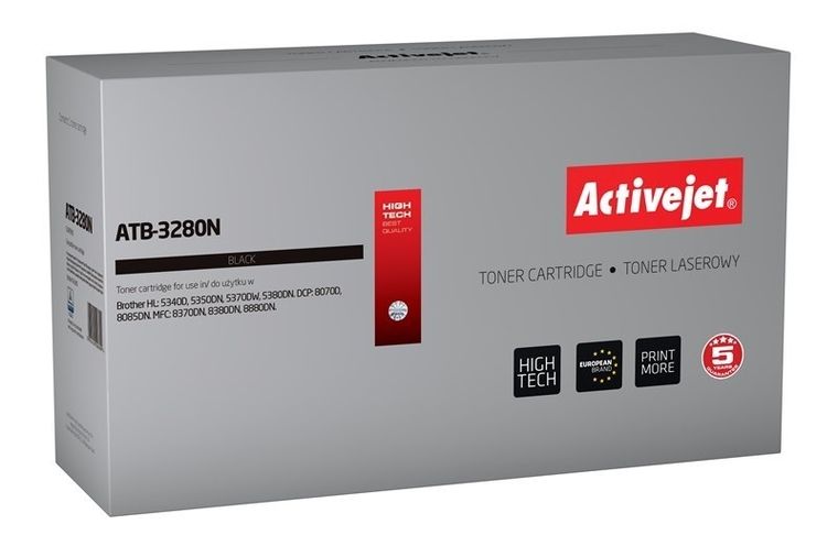 Activejet, toner do drukarki, zamiennik Brother TN-3280, Supreme, 8000 stron, czarny, ATB-3280N