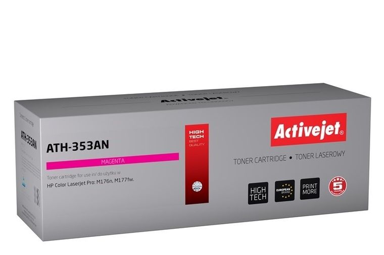 Activejet, toner do drukarki, zamiennik HP 205A CF353A, Supreme, 1100 stron, czerwony, ATH-353AN