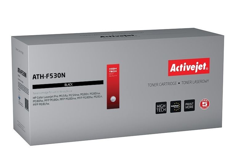 Activejet, toner do drukarki, zamiennik HP 205A CF530A, Supreme, 1100 stron, czarny, ATH-F530N