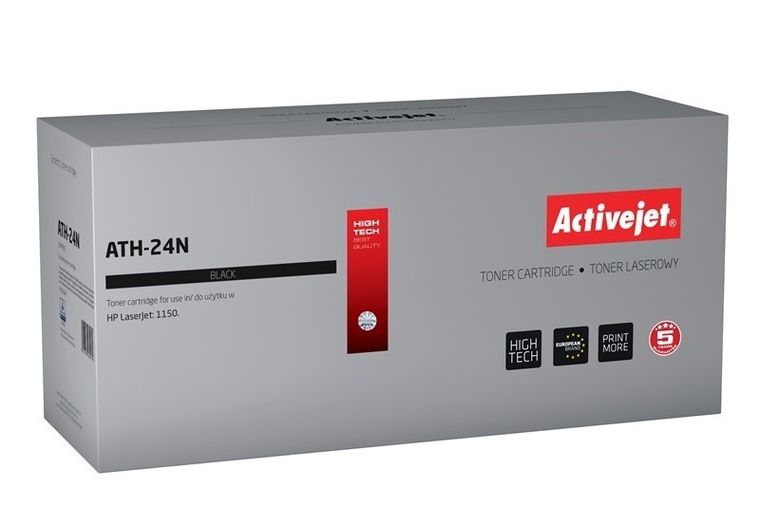 Activejet, toner do drukarki, zamiennik HP 24A Q2624A, Supreme, 3000 stron, czarny, ATH-24N