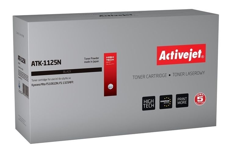 Activejet, toner do drukarki, zamiennik Kyocera TK-1125, Supreme, 2100 stron, czarny, ATK-1125N