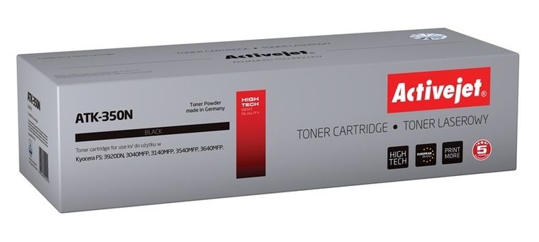 Activejet, toner do drukarki, zamiennik Kyocera TK-350, Supreme, 15000 stron, czarny, ATK-350N