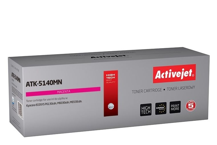 Activejet, toner do drukarki, zamiennik Kyocera TK-5140M, ATK-5140MN