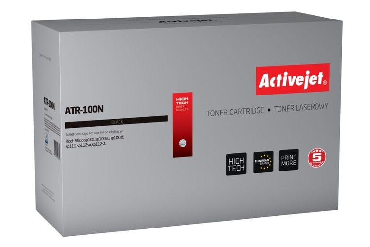 Activejet, toner do drukarki, zamiennik Ricoh 407166, Supreme, 1200 stron, czarny, ATR-100N