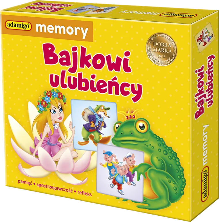 Adamigo, Bajkowi ulubieńcy - memory, gra pamięciowa