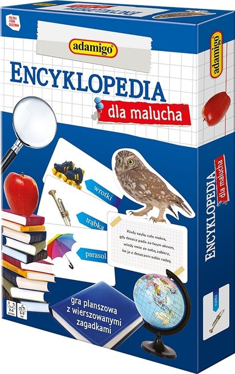Adamigo, Encyklopedia dla malucha, Quiz, gra planszowa