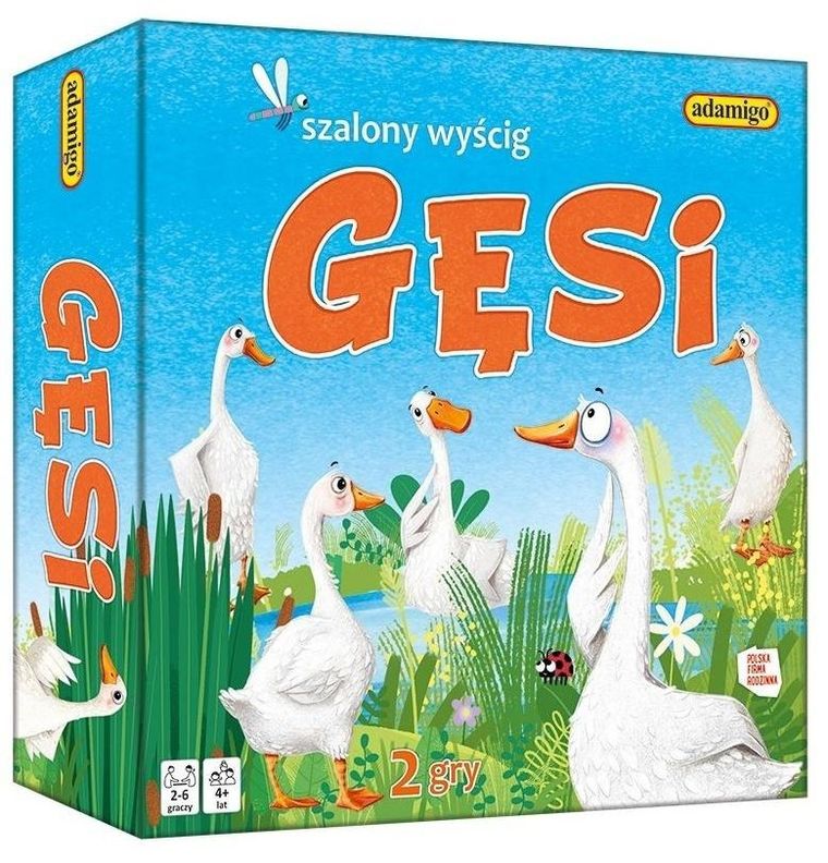 Adamigo, Gęsi: Szalony Wyścig, gra familijna