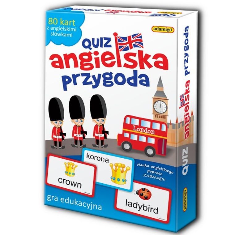 Adamigo, Gra słowna, Quiz, Angielska przygoda