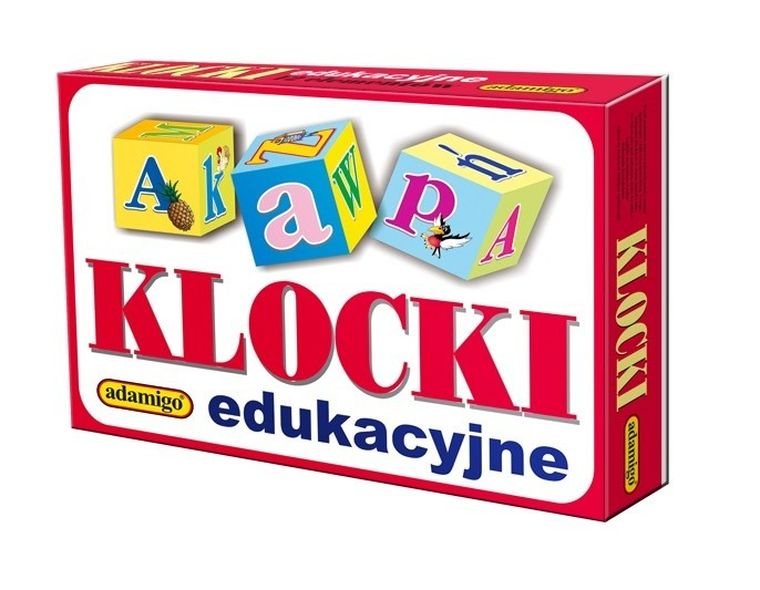 Adamigo, klocki edukacyjne, 12 elementów