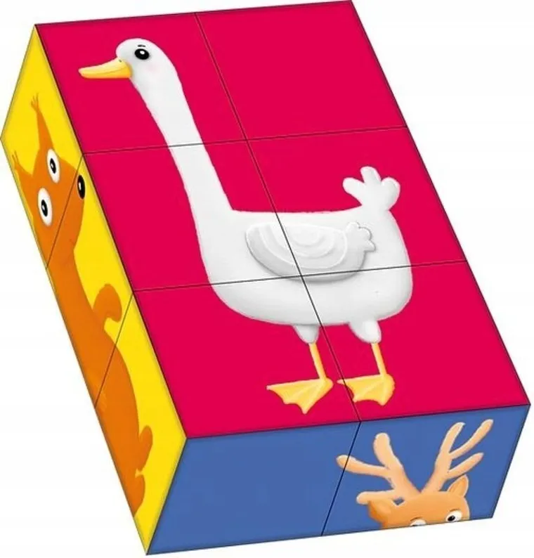 Adamigo, klocki obrazkowe, 6 elementów