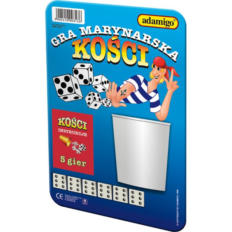 Adamigo, Kości, gra towarzyska