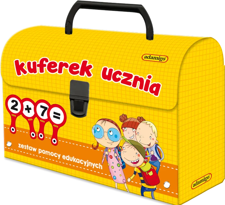 Adamigo, Kuferek ucznia, zestaw pomocy edukacyjnych