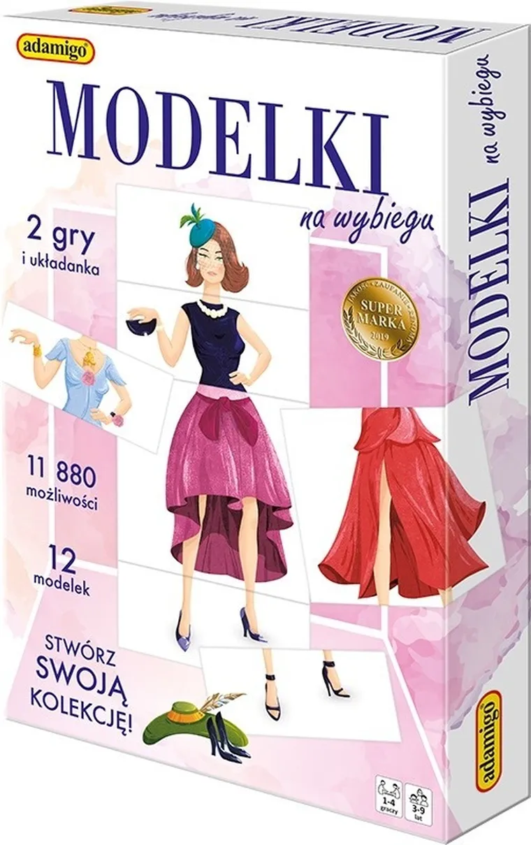 Adamigo, Modelki na wybiegu, układanka