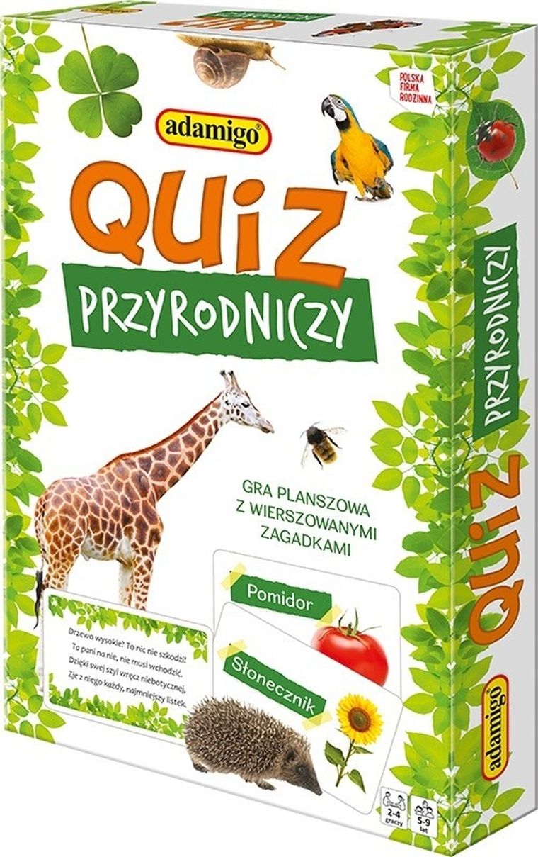 Adamigo, Quiz przyrodniczy, gra edukacyjna