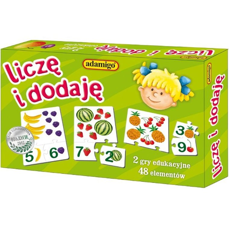 Adamigo, Układanka, Liczę i dodaję