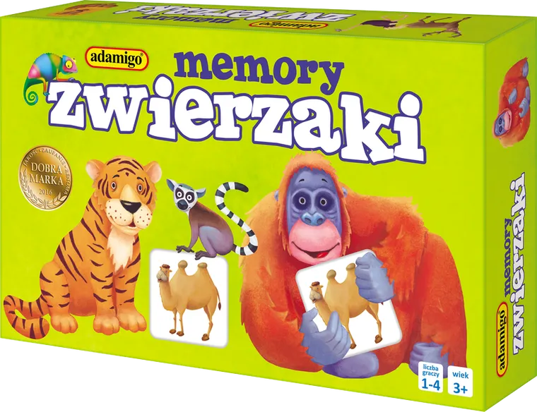 Adamigo, zwierzaki, memory mini