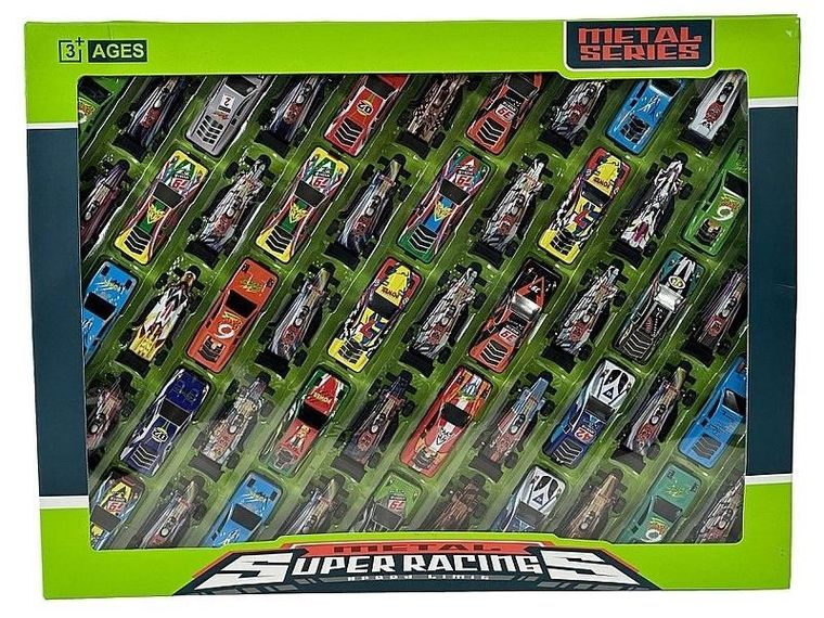 Adar, autka metalowe, resoraki, 50 szt.