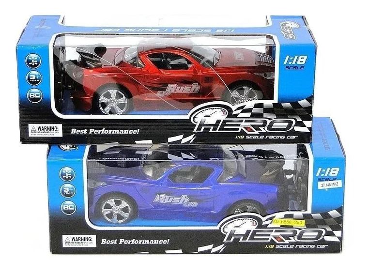 Adar, auto sportowe, pojazd zdalnie sterowany, 1:18, 1 szt.