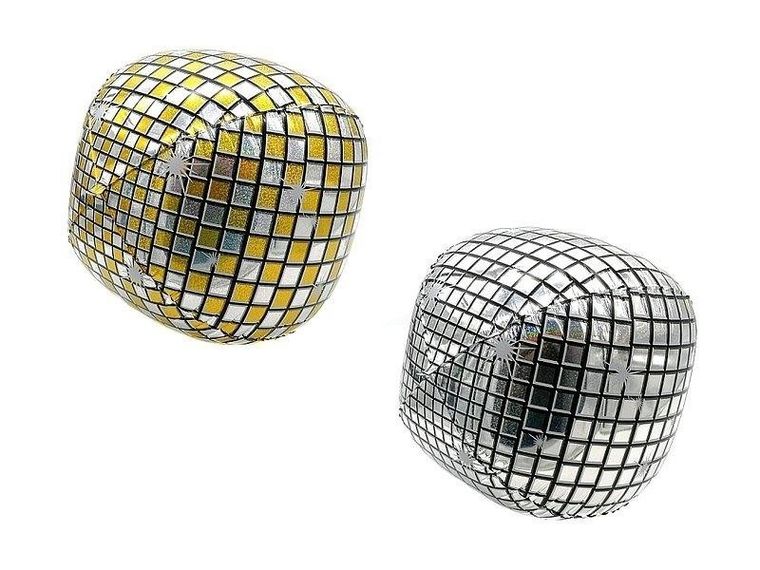Adar, balon, kula disco błyszcząca, 50-30 cm, 1 szt.