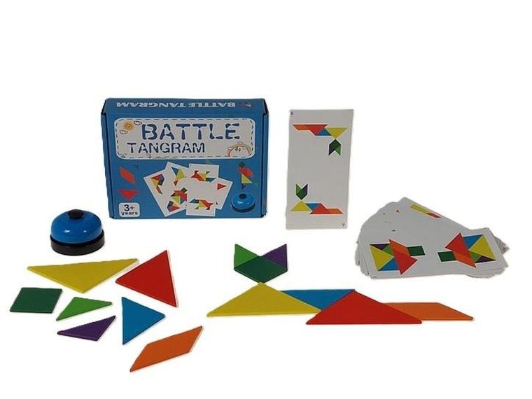 Adar, battle tangram, układanka z kartami