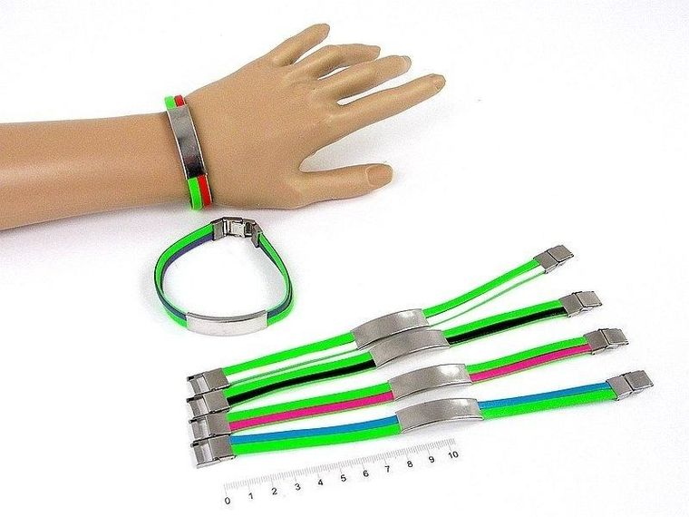 Adar, bransoletka dwukolorowa, 20,8 cm, 1 szt.