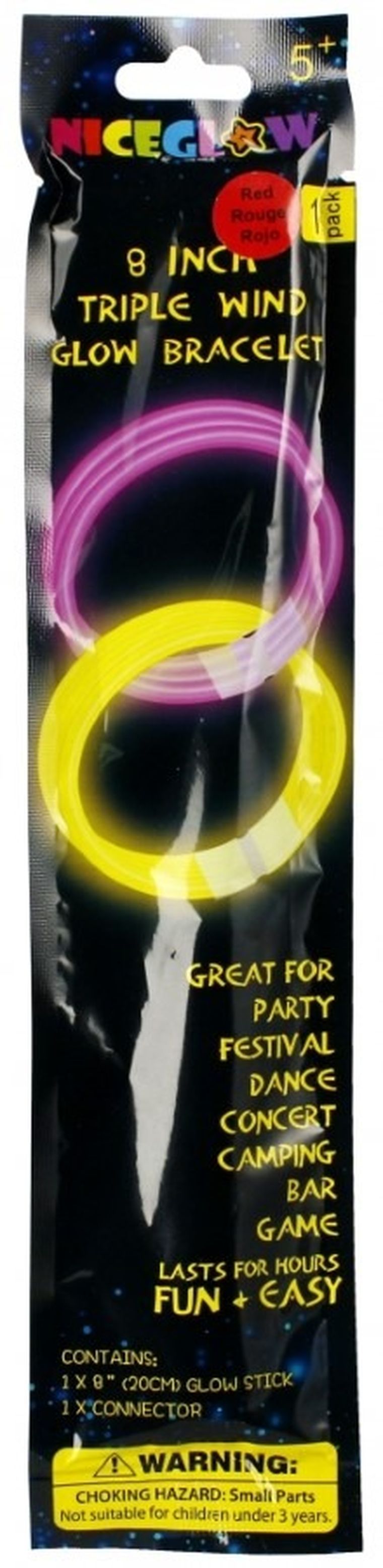 Adar, bransoletka, fluo, 2 szt.