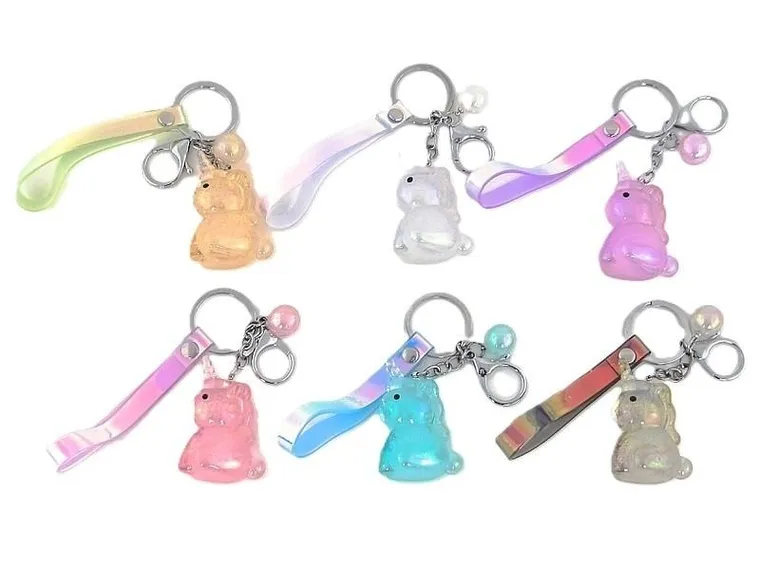 Adar, brelok, jednorożec z zawieszką neonową, 1 szt.