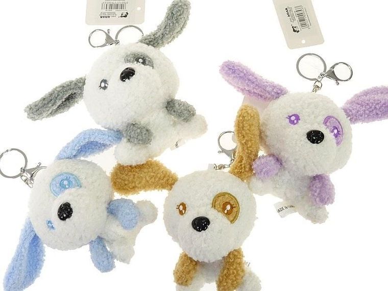 Adar, brelok pluszowy, piesek