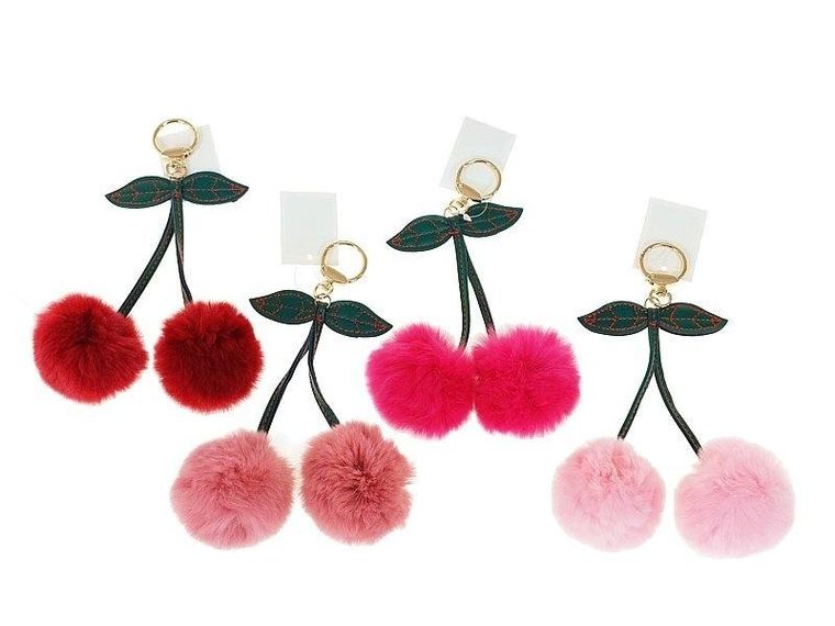 Adar, brelok pluszowy, wisienki, 1 szt.