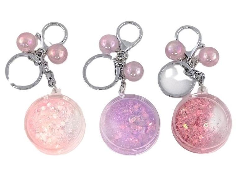 Adar, brelok, z płynnymi cekinami, 1 szt.