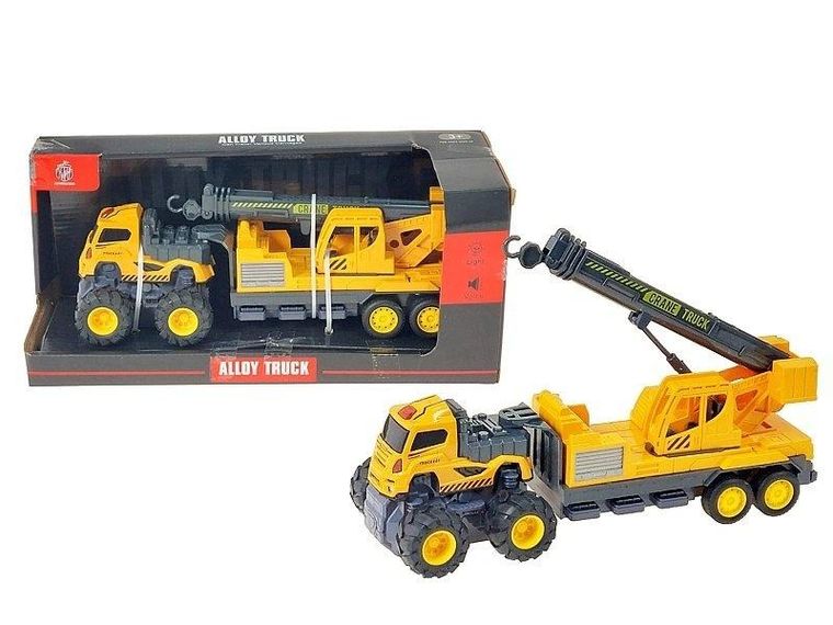 Adar, ciężarówka z dźwigiem, pojazd budowlany