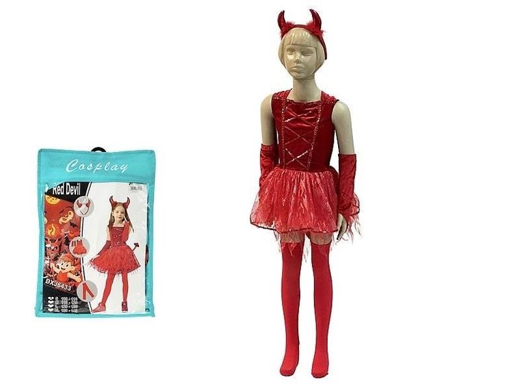 Adar, Diablica, strój dla dzieci, rozmiar 100/110 cm