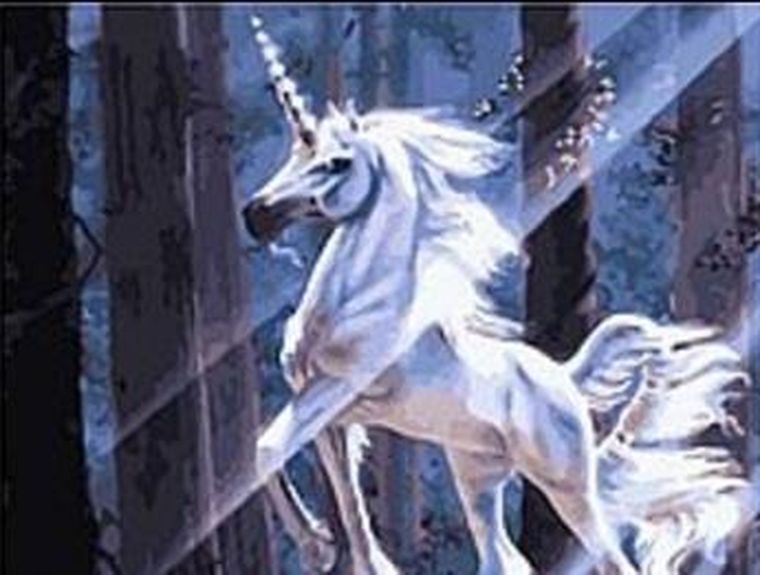 Adar, diamentowa mozaika, jednorożec, 40-50 cm