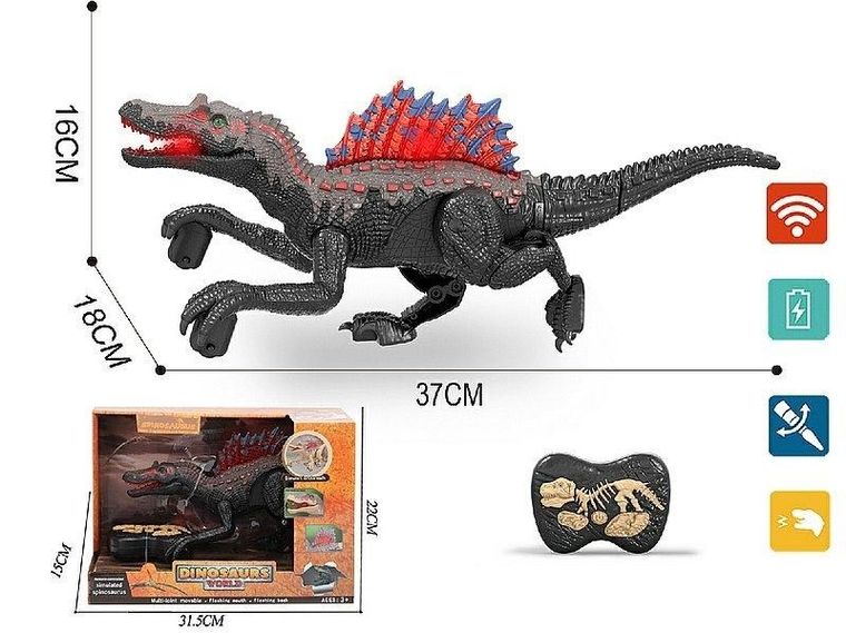 Adar, dinozaur r/c światło i dźwięk