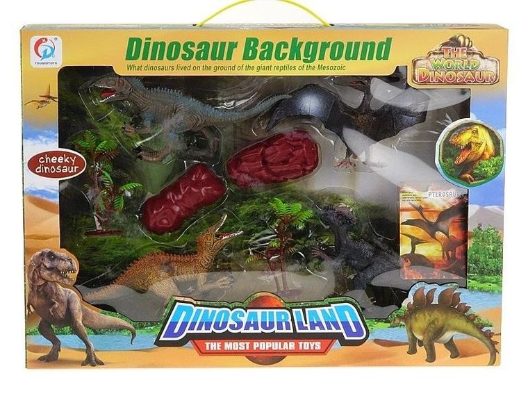 Adar, dinozaury, 4 szt.