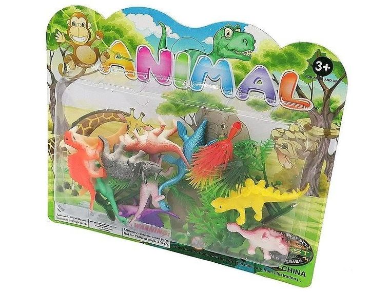Adar, Dinozaury, zestaw figurek, 14 szt.