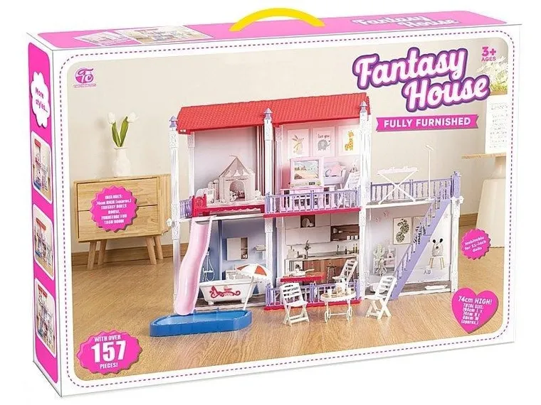 Adar, domek dla lalek z meblami