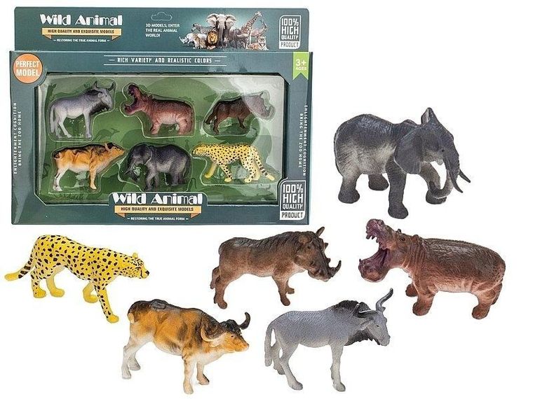 Adar, dzikie zwierzęta, 6 szt.