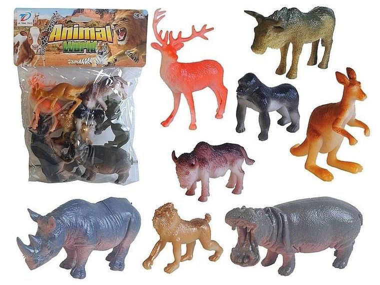 Adar, dzikie zwierzęta, 8 szt.