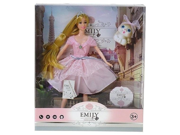 Adar, Emily, lalka z kotkiem i akcesoriami, 29 cm