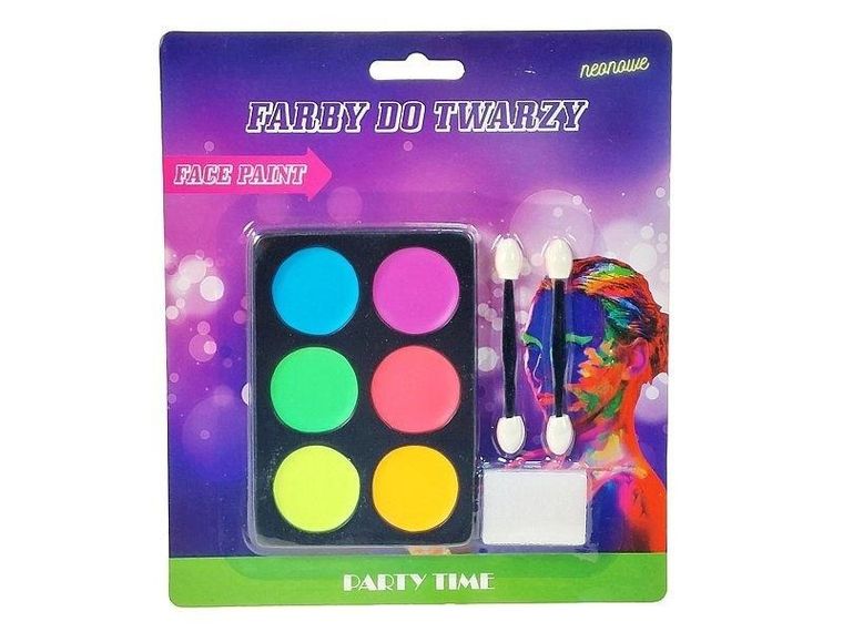 Adar, farby do malowania twarzy, 6 kolorów