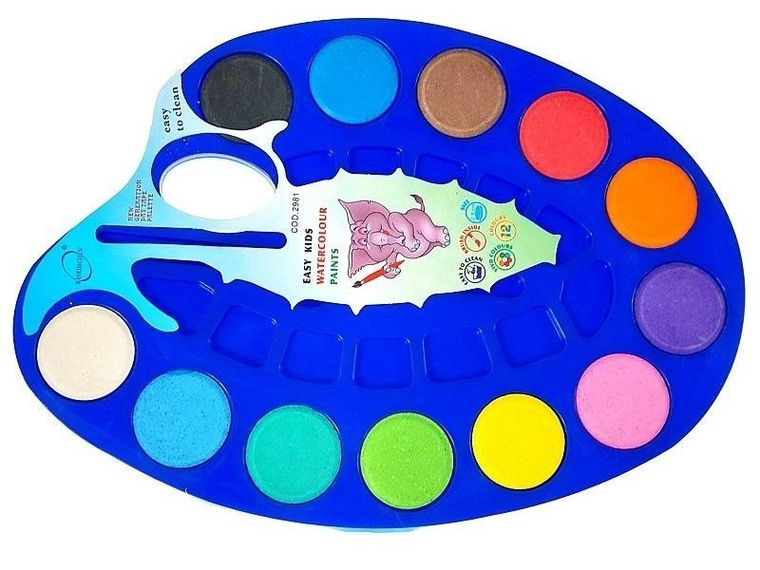 Adar, farby plakatowe, paleta, 11 kolorów