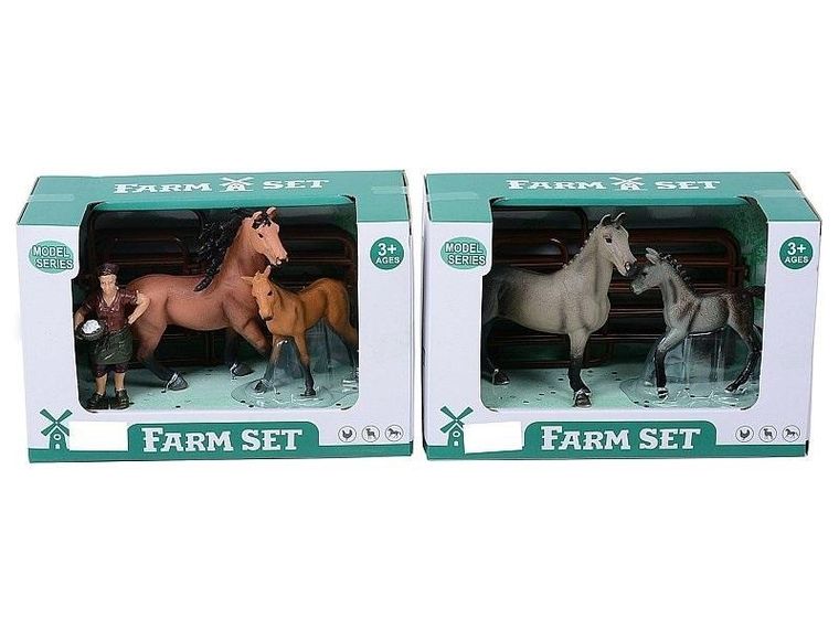 Adar, Farma, koń ze źrebakiem, zestaw figurek
