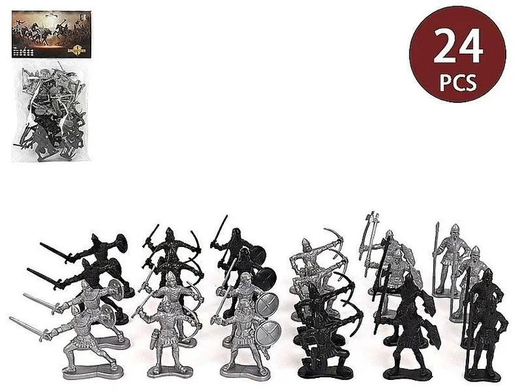 Adar, figurki rycerzy, 24 szt.